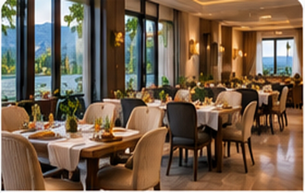 İnegöl otel restoranı ve kahvaltı alanı